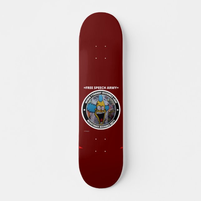 Skateboard "FREE TAL ARMY 3" (Framsida)
