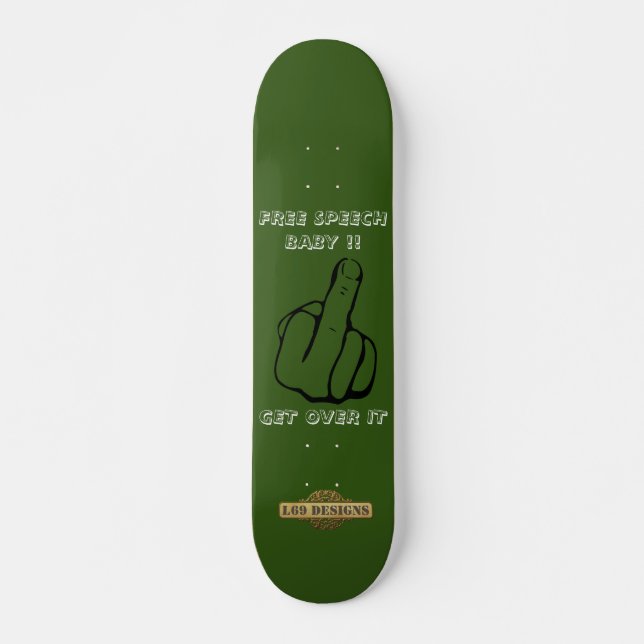 Skateboard ’FREE TAL BABY’ (Framsida)