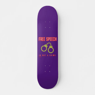 Skateboard "FREE TAL IS NOT A CRIME"