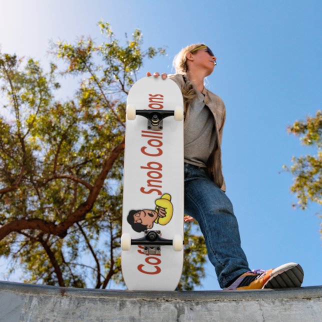 Skateboard Galenhet med kaffesnobsamlingar (Utomhus 1)