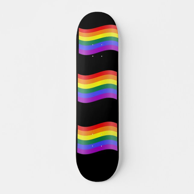 Skateboard gay pride (Framsida)