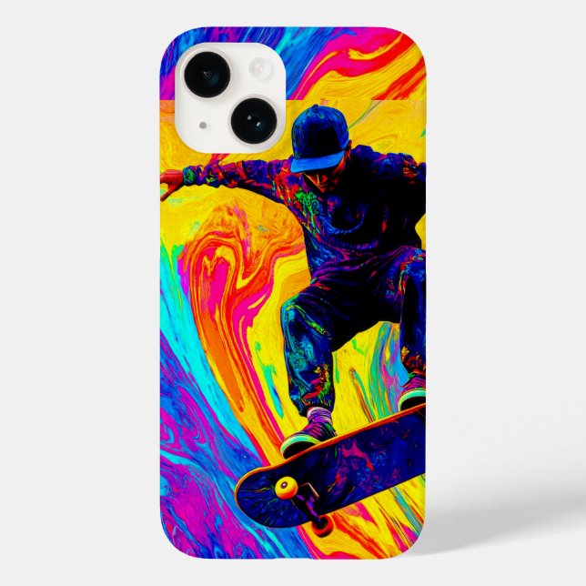 Skateboard Genom Färger (Baksida)