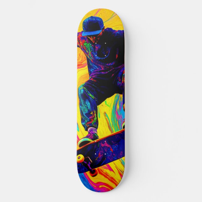 Skateboard Genom Färger (Framsida)