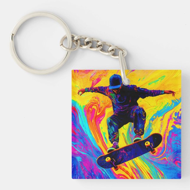Skateboard Genom Färger (Framsidan)