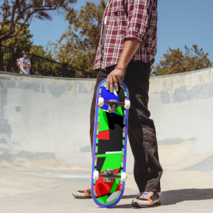 Skateboard Geometric Dubbla rimmad