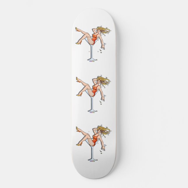 Skateboard - Girl in a Martini Glass, Olivia (Framsida)