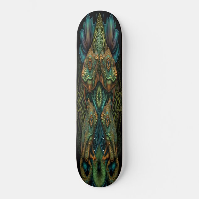 Skateboard Girly Fairy Guld Frogs (Framsida)