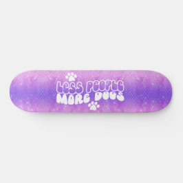 Skateboard Girly Glitter Hundar Positiv formulerin