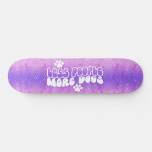 Skateboard Girly Glitter Hundar Positiv formulerin