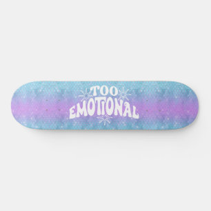 Skateboard Girly Glitter Sjöjungfru  Blue Roligt