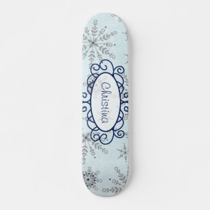 Skateboard glitter Snöflingor Old school