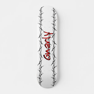 Skateboard (Gnarly Barbwire) Bräda 19,5 Cm