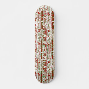 Skateboard god jul bräda 21,5 cm