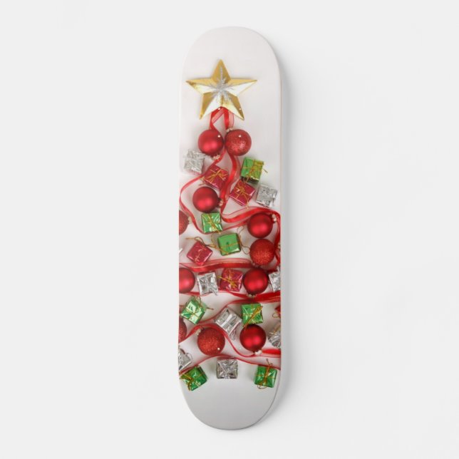 Skateboard god jul bräda 21,5 cm (Framsida)