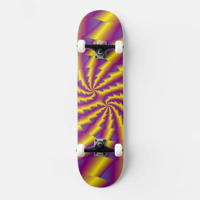 Skateboard Golden Vår Spiral (Framsida)
