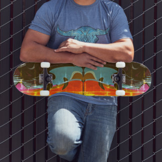 Skateboard graffiti art abstrakt