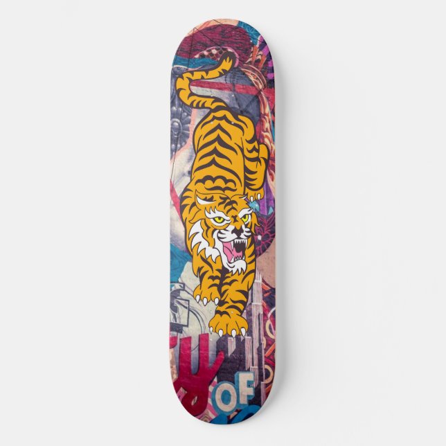 Skateboard Graffiti Tiger (Framsida)