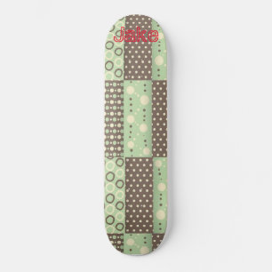 Skateboard Grönt Brown