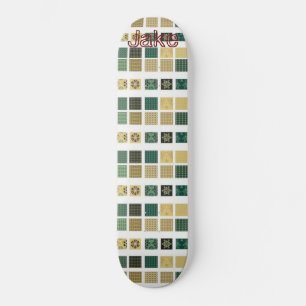 Skateboard Grönt Brown