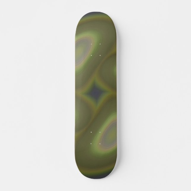 Skateboard grönt Spiral (Framsida)