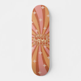 Skateboard Groovy Retro Aestthetic Good Vibes
