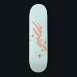 Skateboard guld<br><div class="desc">Skateboard guld</div>