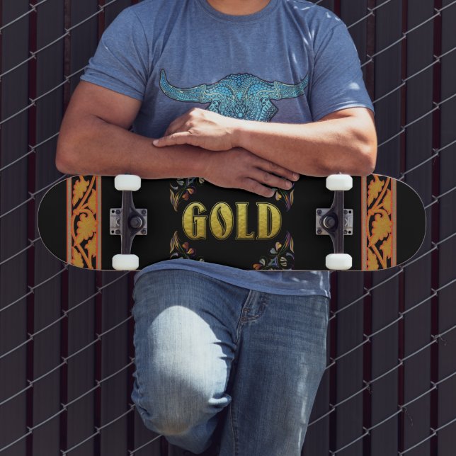 Skateboard guld (Utomhus 3)