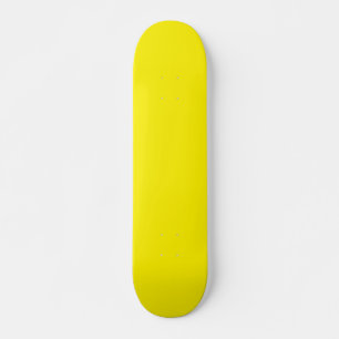 Skateboard gult Plain Färg