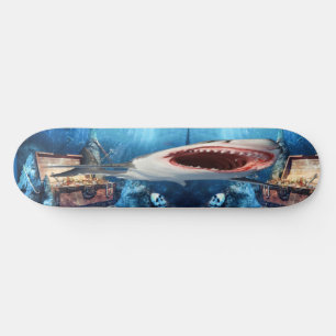 Skateboard-hajskatt Mini Skateboard Bräda 18,5 Cm