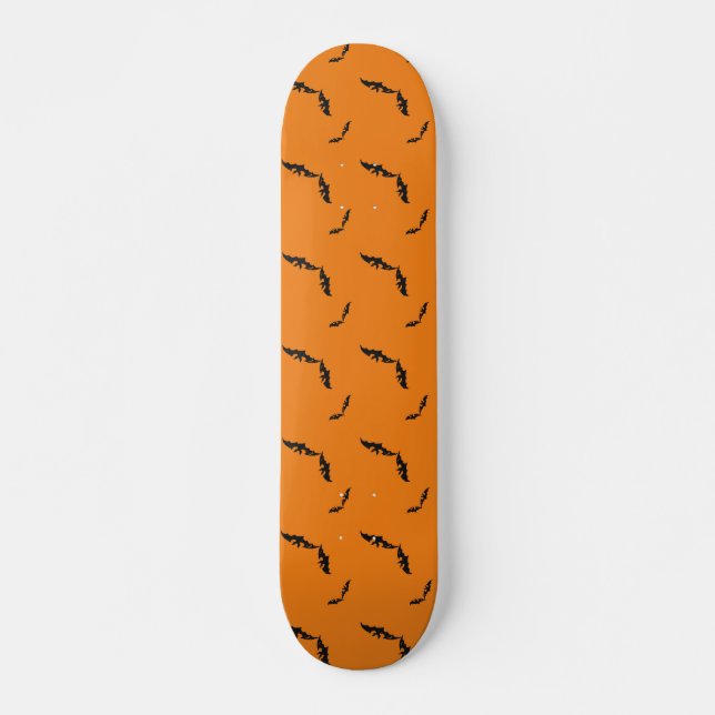 Skateboard Halloween/fladdermus (Framsida)