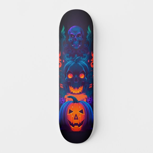 Skateboard halloween-konst (Framsida)