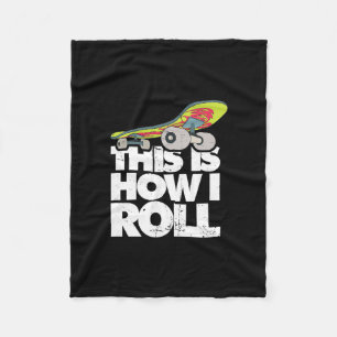 Skateboard Halvpipe-trick - Extremsport Skateb Fleecefilt