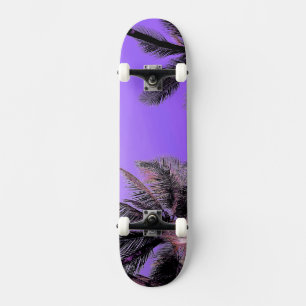 Skateboard handflatan träd, Hawaiian, lila
