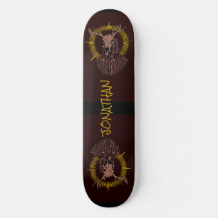 skateboard Hjort Skull