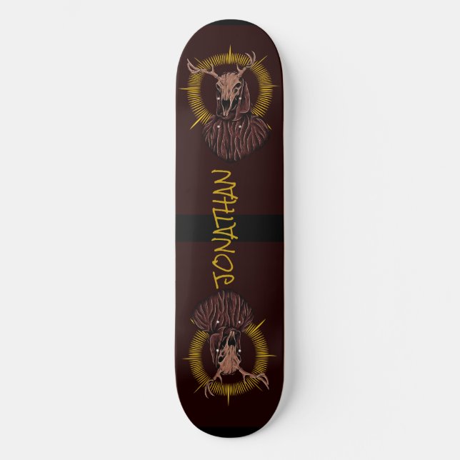 skateboard Hjort Skull (Framsida)