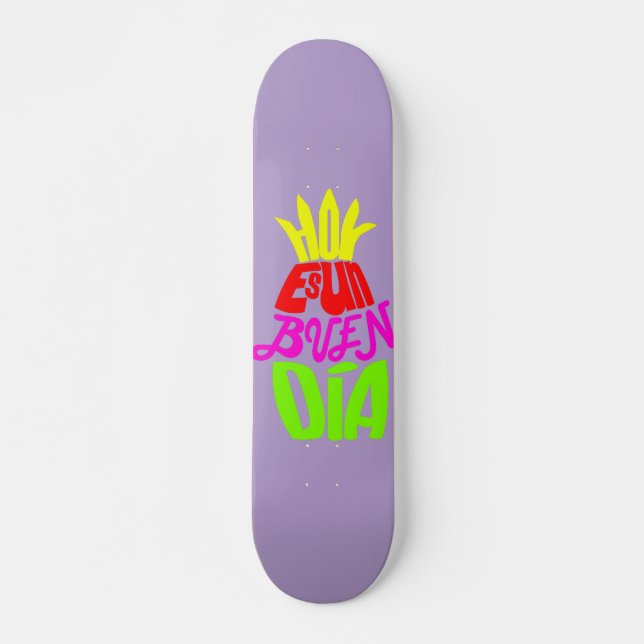 Skateboard Hoy es un buen día (Framsida)