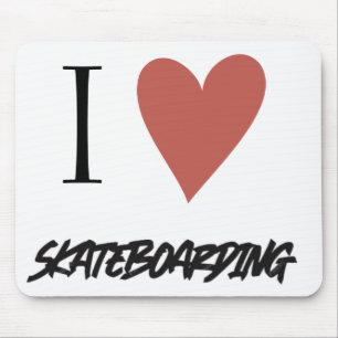 Skateboard I kärlek Musmatta