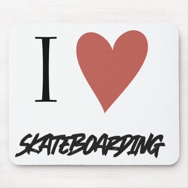 Skateboard I kärlek Musmatta (Framsidan)