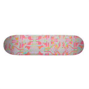 Skateboard i rosa ZIZZAGO Bräda 19,5 Cm