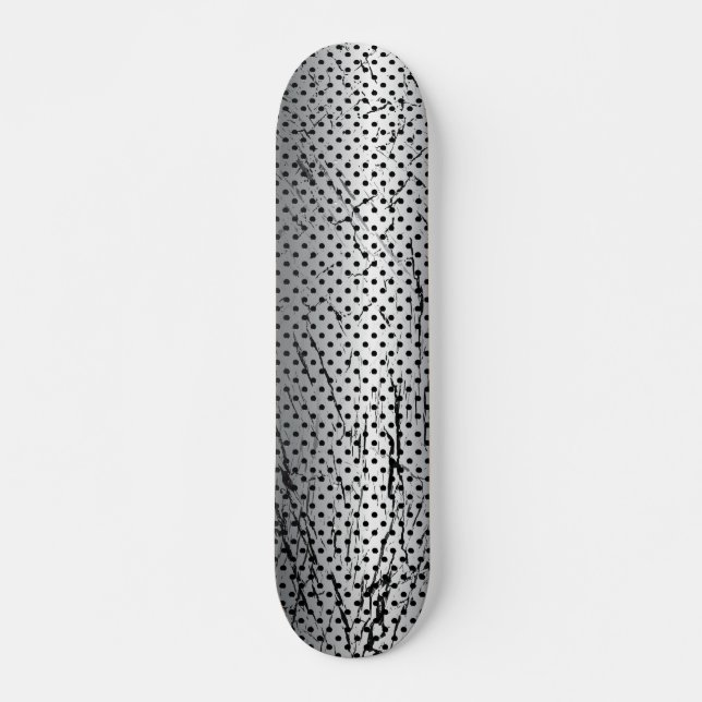 Skateboard i rostfritt stål Grunge Mesh (Framsida)