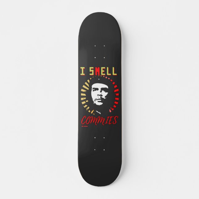 Skateboard "I SMELL COMMIES" (Framsida)