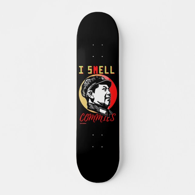 Skateboard "I SMELL COMMIES 2: MAO" (Framsida)