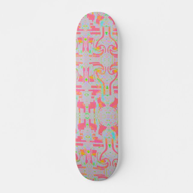 Skateboard in Rosa ZIZZAGO Bräda 19,5 Cm (Framsida)