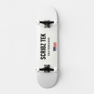 SKATEBOARD/IPIXTURER FÖR SCRIBZ TEK OFFICIELL MINI SKATEBOARD BRÄDA 18,5 CM