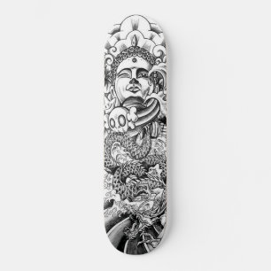 Skateboard Japansk Inslag Rider Deck Skateboard