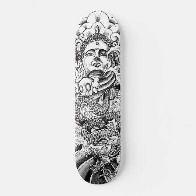 Skateboard Japansk Inslag Rider Deck Skateboard (Framsida)