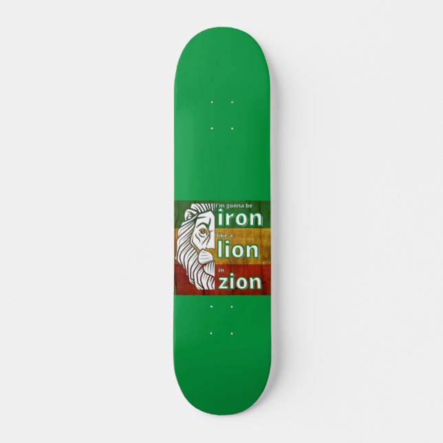 Skateboard "JÄRN LEJON" (Framsida)