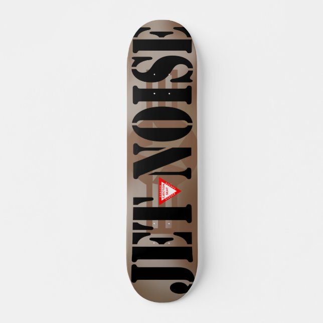Skateboard jet Noise Desert Skateboard (Framsida)