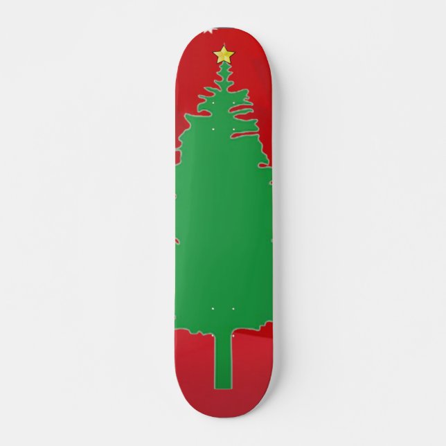Skateboard julgran (Framsida)