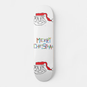Skateboard jultomten bräda 21,5 cm